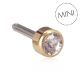Blomdahl G.T Bezel Crystal 3mm