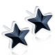 Blomdahl Örhänge M.P Star Jet 6mm ( B ) 