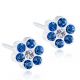 Blomdahl Örhänge M.P Daisy Sapphire/Crystal 5mm ( B ) 