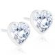 Blomdahl Örhänge M.P Heart Crystal 6mm ( B ) 