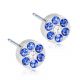Blomdahl Örhänge N.T Brilliance Plenary Sapphire / Crystal 5mm ( E ) 