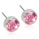 Blomdahl Örhänge S.T Bezel Light Rose 5mm ( C ) 