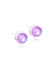 Blomdahl Örhänge M.P Bezel Lilac Shimmer 6mm ( B )