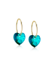 Blomdahl Örhänge G.T Ear Ring 14mm Heart Turquoise 10mm ( D )