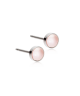 Blomdahl Örhänge S.T Bezel Pearl Light Rose 5mm ( E )