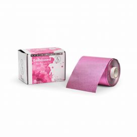 Folie 100 meter Embossed 15my-Bubble Gum Pink