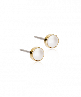 Blomdahl G.T Bezel Pearl White 5mm ( E )