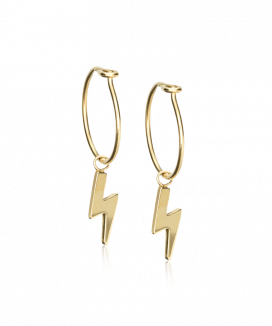 Blomdahl Örhänge G.T Ear Ring 14mm Pendant Flash 11mm ( I )