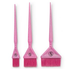 My Professional Bubble Gum Pink Glitter Tint Brush Set