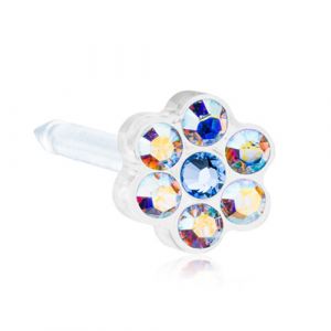 Blomdahl M.P Daisy Rainbow/Alexandrite 5mm