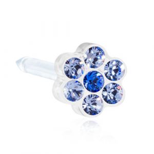 Blomdahl M.P Daisy Alexandrite/Sapphire 5mm