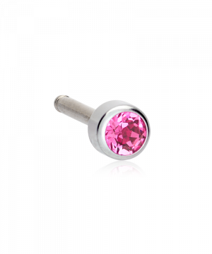 Blomdahl S.T Long Bezel Rose 4mm