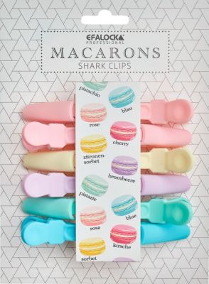 Hajklämmor Macarons 6-pack