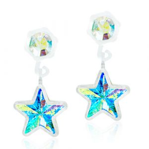 Blomdahl Örhänge M.P Star Rainbow 4/6mm ( D ) 