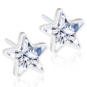 Blomdahl Örhänge M.P Star Crystal 6mm ( B ) 