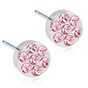 Blomdahl Örhänge N.T Brilliance Plenary Light Rose 5mm ( E ) 