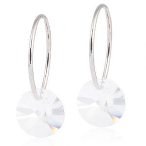 Blomdahl Örhänge N.T Round Crystal 8mm ( C ) 