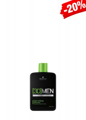 Schwarzkopf 3D Men Hair & Body Shampoo 