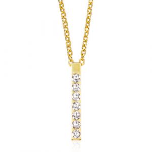 Blomdahl Halsband G.T Brilliance Straight Crystal 