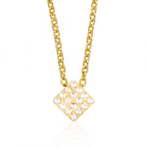 Blomdahl Halsband G.T Brilliance Square Crystal 