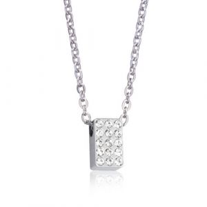 Blomdahl Halsband Brilliance Oblong S Crystal