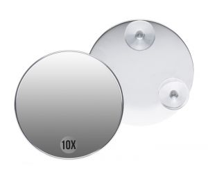 Sminkspegel Stor Silver x10 
