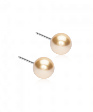 Blomdahl Örhänge N.T Pearl Golden Shimmer 6mm ( C ) 
