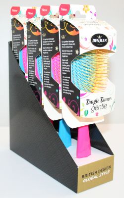 Denman Tangle Tamer Gentle 4-pack Blå/Rosa 