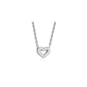 Blomdahl Halsband S.T Brilliance Heart Hollow Crystal 