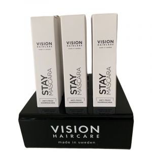Vision Stay Mascara 12 stycken + Plexiställ 