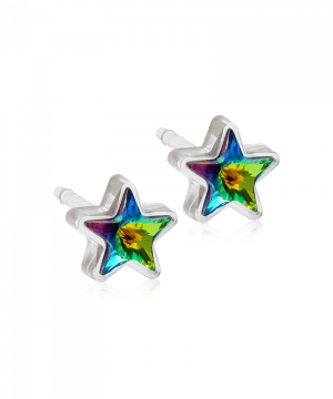 Blomdahl Örhänge M.P Star Green Shimmer 6MM ( B )
