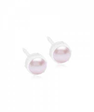 Blomdahl Örhänge M.P Bezel Pearl Light Rose 6MM ( B ) 