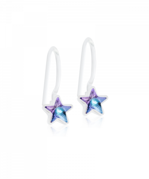 Blomdahl Örhänge M.P Pendant Fixed Star Lilac Shimmer 6mm ( D )
