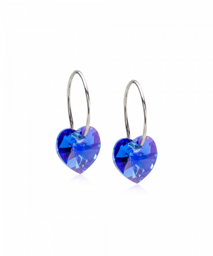 Blomdahl Örhänge N.T Heart Sapphire 10mm ( C ) 