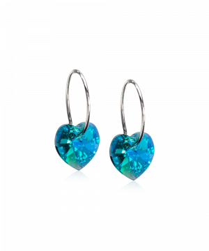 Blomdahl Örhänge N.T Heart Turquoise 10mm ( C ) 