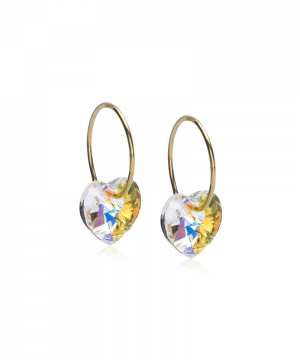 Blomdahl Örhänge G.T Ear Ring 14mm Heart Rainbow 10mm ( D ) 