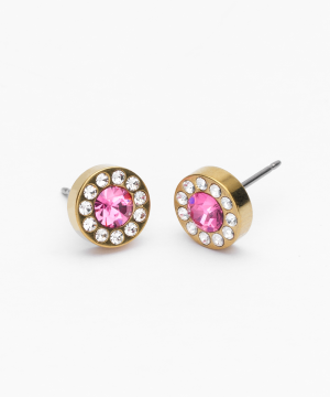 Blomdahl Örhänge G.T Brilliance Halo Crystal/Rose 8MM ( K )