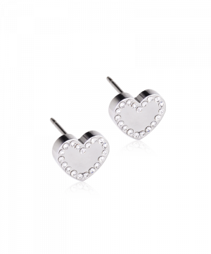 Blomdahl Örhänge S.T Brilliance Sweetheart Crystal 8mm ( L )