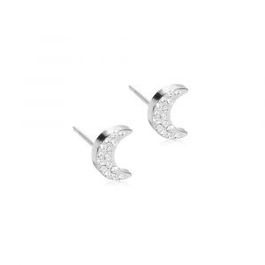 Blomdahl Örhänge N.T Brilliance Moon Crystal 8mm ( J ) 