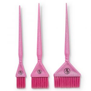 My Professional Bubble Gum Pink Glitter Tint Brush Set